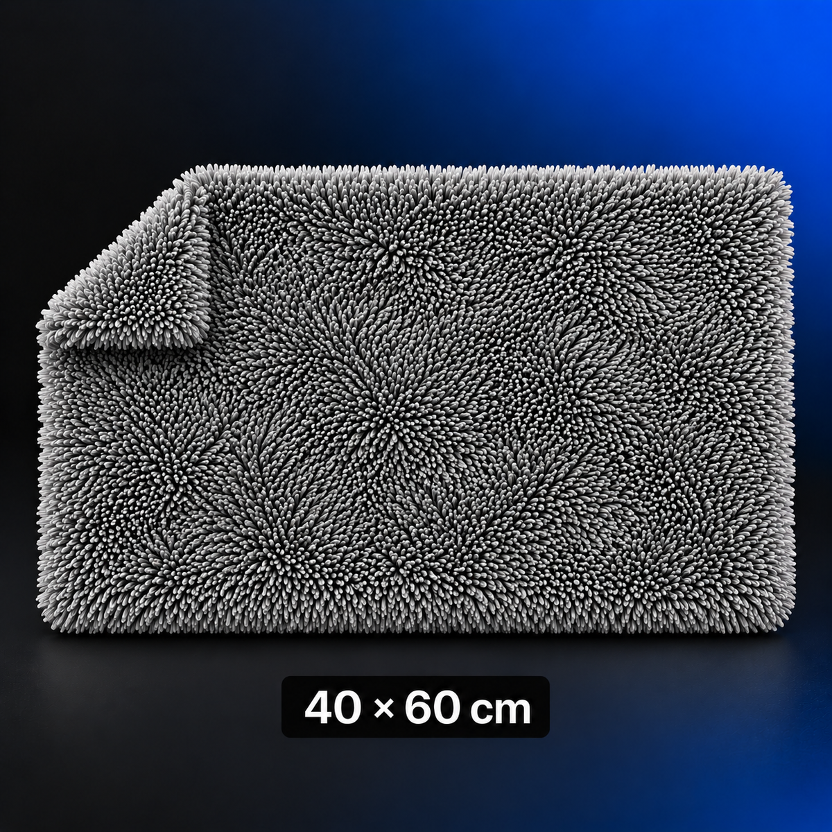 Serviette de séchage auto en microfibre double face – Ultra-absorbante, 1 200 g/m²