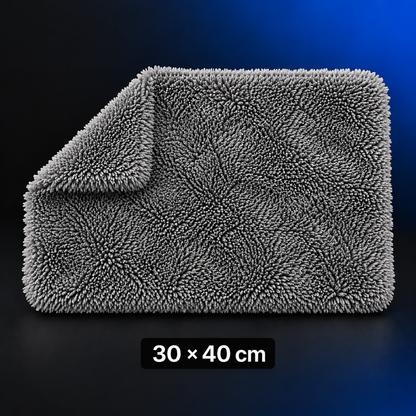 Serviette de séchage auto en microfibre double face – Ultra-absorbante, 1 200 g/m²